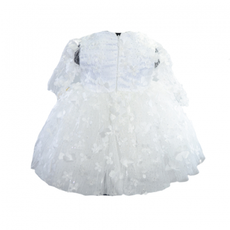 Set 2 piese rochie eleganta pentru fete Colibri SRC-1, Alb [1]
