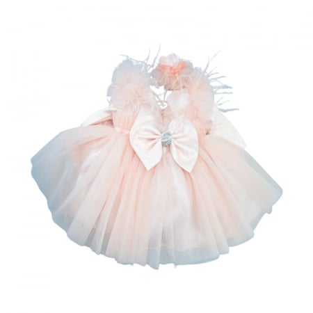 Set 3 piese rochie eleganta pentru fete Micul Vip SBF-3, Roz [1]