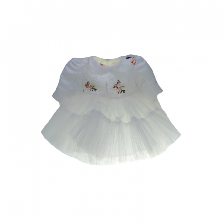 Set 2 piese rochie si bentita pentru fete Mini Junior 300-62A [1]