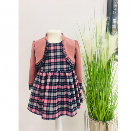 Set 2 piese rochie si bolero pentru fete Tylkomet TLY-10, Roz [4]