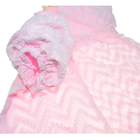 Set 2 piese rochita si bentita pentru fete Mini Junior COMP-242064-1, Roz [2]