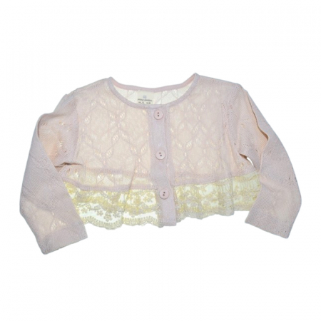 Set 2 piese rochita si bolero pentru fete, Mini Junior 20330R, Roz [6]