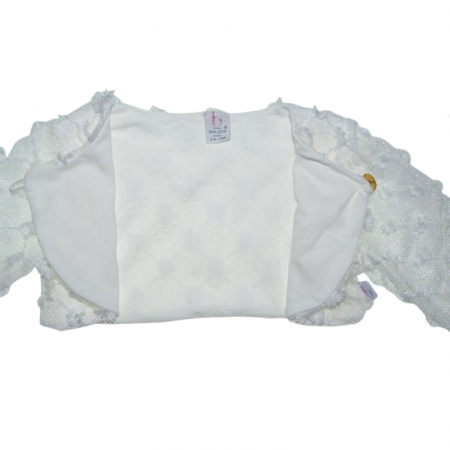 Set 2 piese rochita si bolero pentru fete Mini Junior RCH-481, Alb [6]