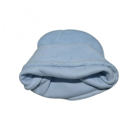 Set 2 piese salopeta cu maneca lunga si caciula pentru baieti Mini Junior SLP-MJ6, Albastru [3]