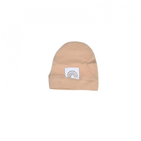 Set 2 piese salopeta cu maneca lunga si caciula, pentru copii, Mini Junior 8247M, Maro [3]