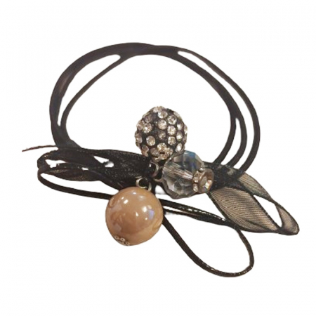 Îmbrăcăminte fete - Elastic de par pentru fete Mini Junior MJ010324-15, Bej