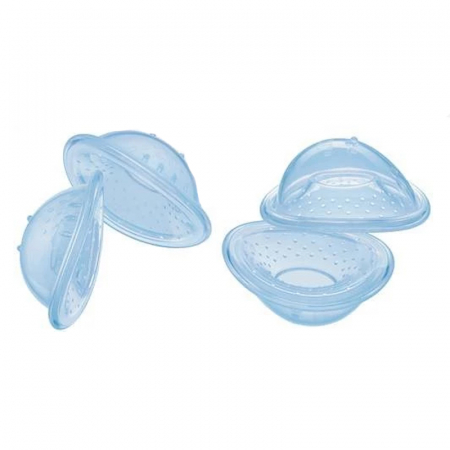 Set 6 piese colectori si protectoare pentru mameloane Nuk 252067, Transparent [2]