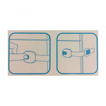 Protectie pentru blocarea usilor Bocioland BL004, Alb [2]