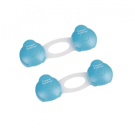 Protectii copii si  bebelusi - Set 2 protectii pentru mobilier Canpol Babies 74/011AL, Albastru