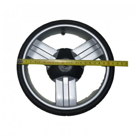 Set 2 roți față pentru carucior BabyActive RT1706-11, Negru [1]