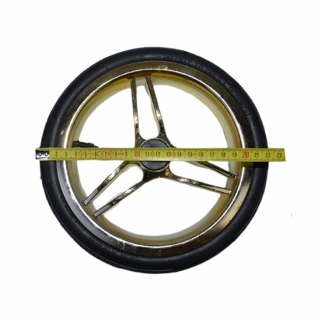 Roată față pentru carucior BabyActive RT1706-89, Negru [1]