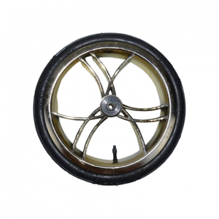 Carucioare - Roată față pentru carucior BabyActive RT1706-27, Negru