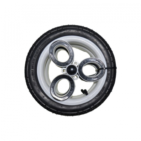 Accesorii carucioare - Set 2 roți față pentru carucior BabyActive RT1706-43, Negru
