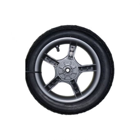 Set 2 roti față pentru carucior BabyActive, RT1706-54, Negru [2]