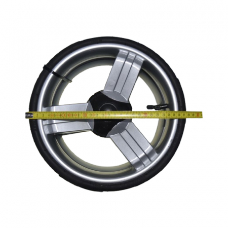 Set 2 roti spate pentru carucior, BabyActive RT1706-45, Negru [2]