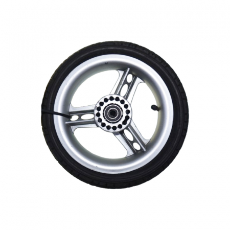 Set 2 roti spate pentru carucior, BabyActive RT1706-46, Negru [2]