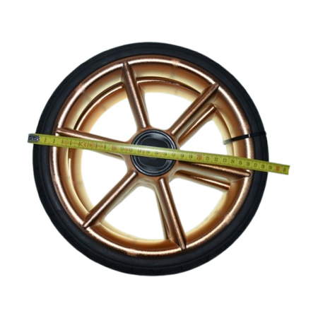 Set 2 roti spate pentru carucior, BabyActive RT1706-49, Negru [1]