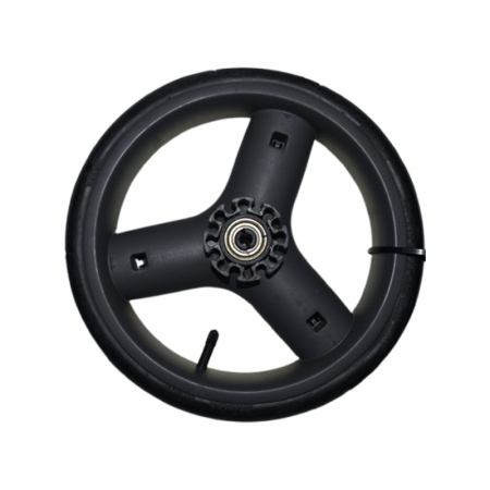 Set 2 roti spate pentru carucior, BabyActive RT1706-52, Negru [2]