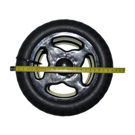 Set 2 roti spate pentru carucior, BabyActive RT1706-56, Negru [1]
