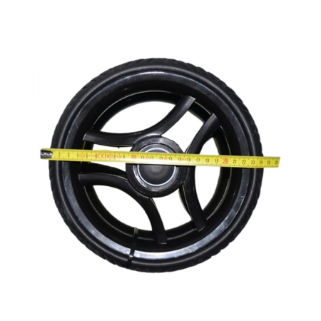 Set 2 roti spate pentru carucior, BabyActive RT1706-57, Negru [1]
