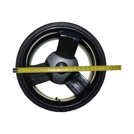 Set 2 roti spate pentru carucior, BabyActive RT1706-59, Negru [1]