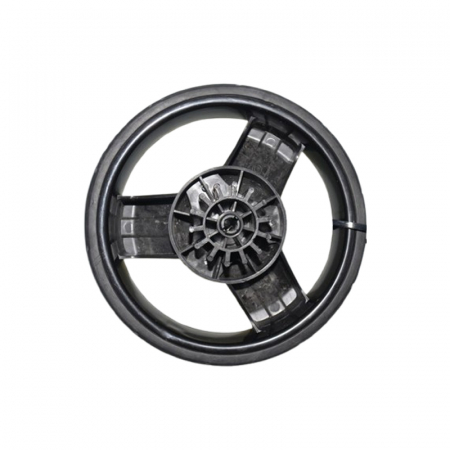 Set 2 roti spate pentru carucior, BabyActive RT1706-59, Negru [2]