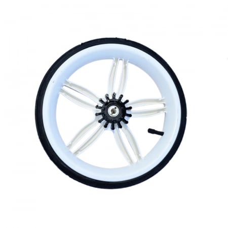 Set 2 roti spate pentru carucior BabyActive RTA-BA12, Alb [1]