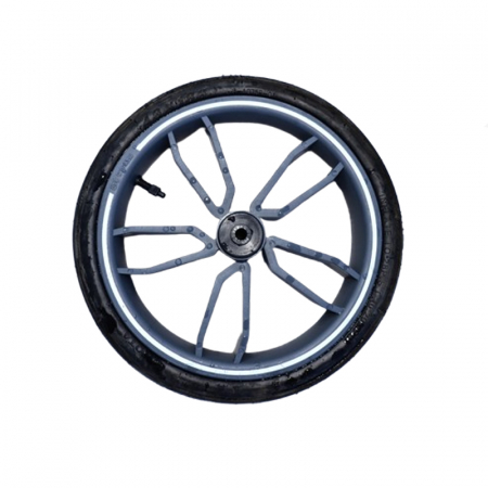 Set 2 roti fata pentru carucior BabyActive RTA-BA14, Gri [1]