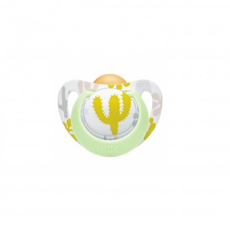 Set 2 suzete ortodontice din latex 0-6 luni Nuk Genius Color 171091 [1]