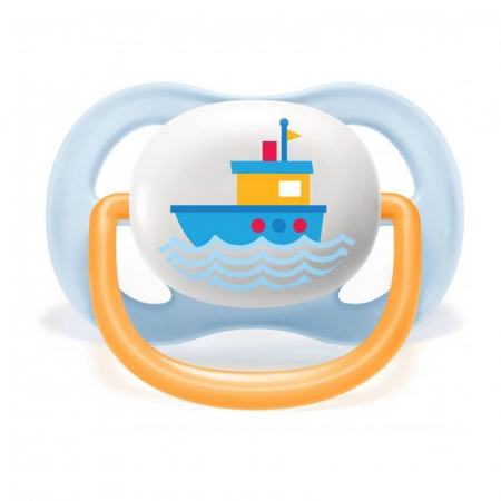 Set 2 suzete ortodontice din silicon 0-6 luni Philips Avent Ultra Air Happy SCF080/01 [1]