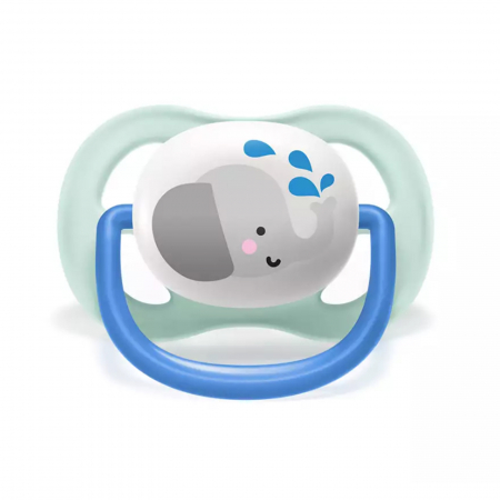 Set 2 suzete ortodontice din silicon 0-6 luni Philips Avent Ultra Air Animals SCF080/06 [7]