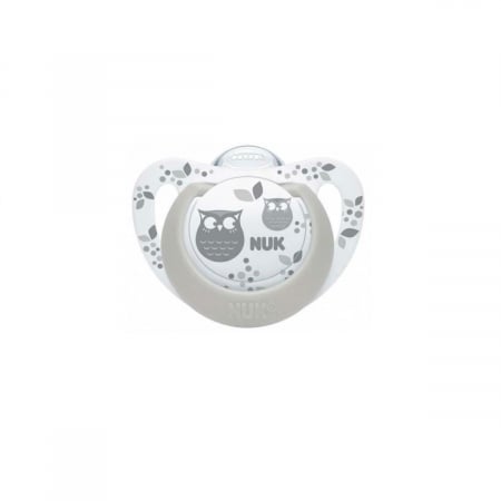 Set 2 suzete ortodontice din silicon 18-36 luni Nuk Genius Color 739374G [2]