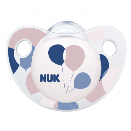 Set 2 suzete ortodontice din silicon 0-6 luni Nuk Trendline 730072R [3]