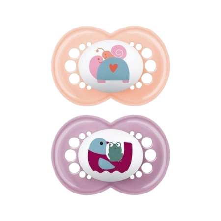 Suzete - Set 2 suzete ortodontice din silicon, MAM Original 831317, Multicolor