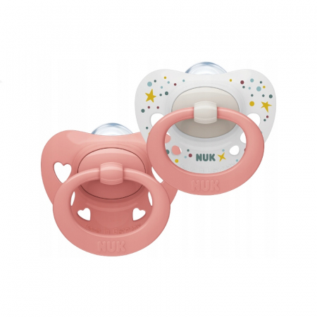Set 2 suzete ortodontice din silicon Nuk Limited Edition 175290, Multicolor [1]