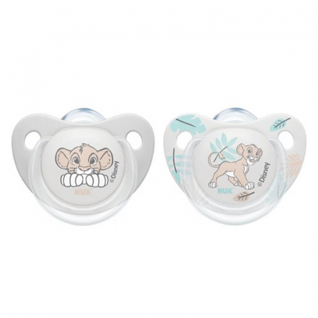 Set 2 suzete ortodontice din silicon Nuk Disney Baby 418733, Multicolor [0]