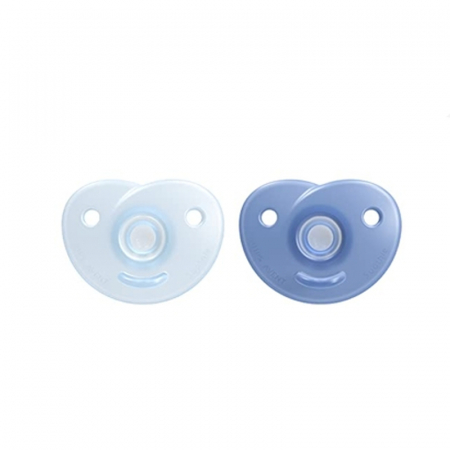 Suzete - Set 2 suzete ortodontice din silicon Philips Avent Soothie SCF099/21, Albastru