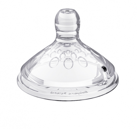 Biberoane si tetine - Set 2 tetine anticolici din silicon 6 luni+ BabyOno 1455