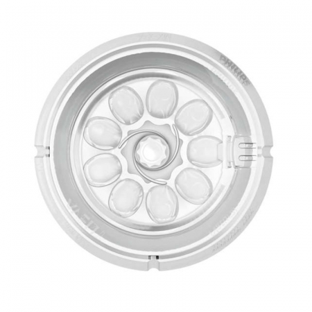 Set 2 tetine din silicon Philips Avent Natural pentru hrana densa in forma Y SCF046/27, Transparent [2]