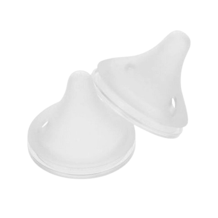 Biberoane si tetine - Set 2 tetine din silicon marimea S, Nuk Perfect Match 436065, Alb