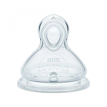 Set 2 tetine din silicon Y Nuk First Choice+ 721329, Transparent [3]