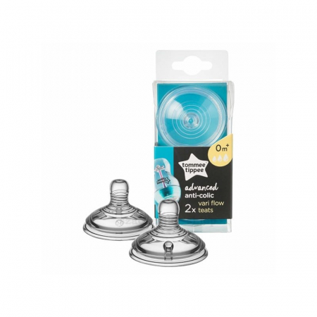 Set 2 tetine ortodontice din silicon Tommee Tippee 212269, Transparent [2]