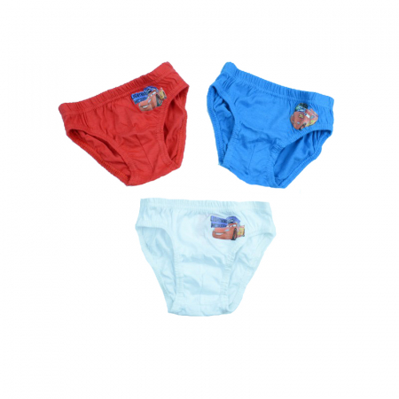 Lenjerie intima - Set 3 chiloti baieti Setino Cars 731-058-104, Multicolor