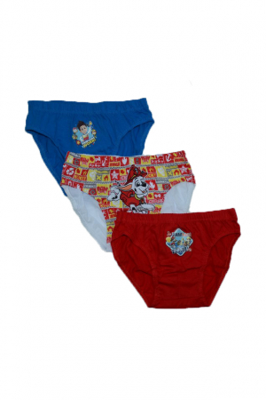 Lenjerie intima - Set 3 chiloti baieti Sun City Patrol DQE3095-116, Multicolor