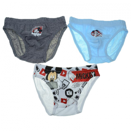 Lenjerie intima - Set 3 chiloti pentru baieti Sun City Mickey Mouse TH3010-92-98-cm, Multicolor