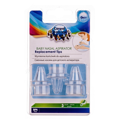 Set 3 duze de inlocuire pentru aspiratorul nazal Canpol Babies 5/118, Transparent [3]