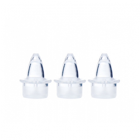 Aspiratoare nazale - Set 3 duze de inlocuire pentru aspiratorul nazal Canpol Babies 5/118, Transparent