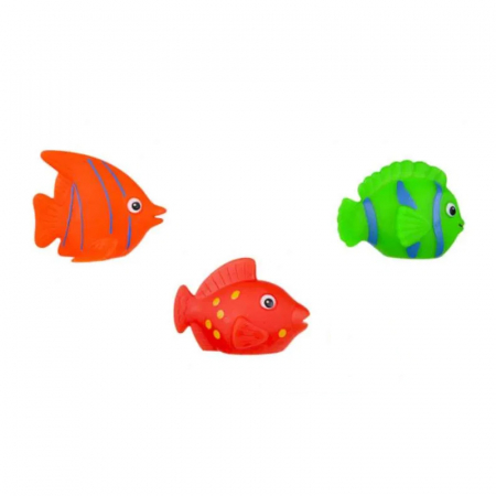 Joaca, activitati si ambalaje - Set 3 jucarii de baie Hencz Toys Pestisori 872, Multicolor