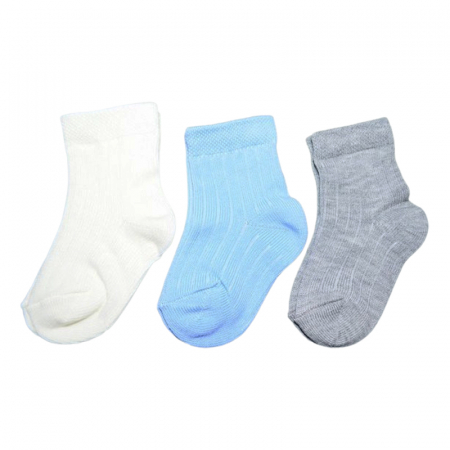 Îmbrăcăminte băieți - Set 3 perechi de sosete pentru baieti, Mini Junior, SSTMJ-2206, Multicolor