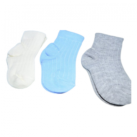 Set 3 perechi de sosete pentru baieti, Mini Junior, SSTMJ-2206, Multicolor [2]